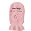3 Hole Ski Mask Yes Daddy Full Face Balaclava Winter Warmer Outdoor Sports Thermal for Men Women Pink view 1