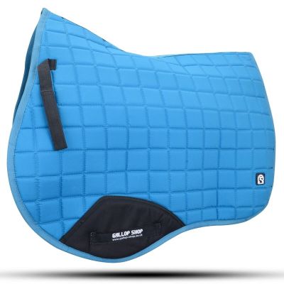 GLP General Purpose Saddle Pads/Horse Numnah Cloth (Cob/Pony, Aqua)