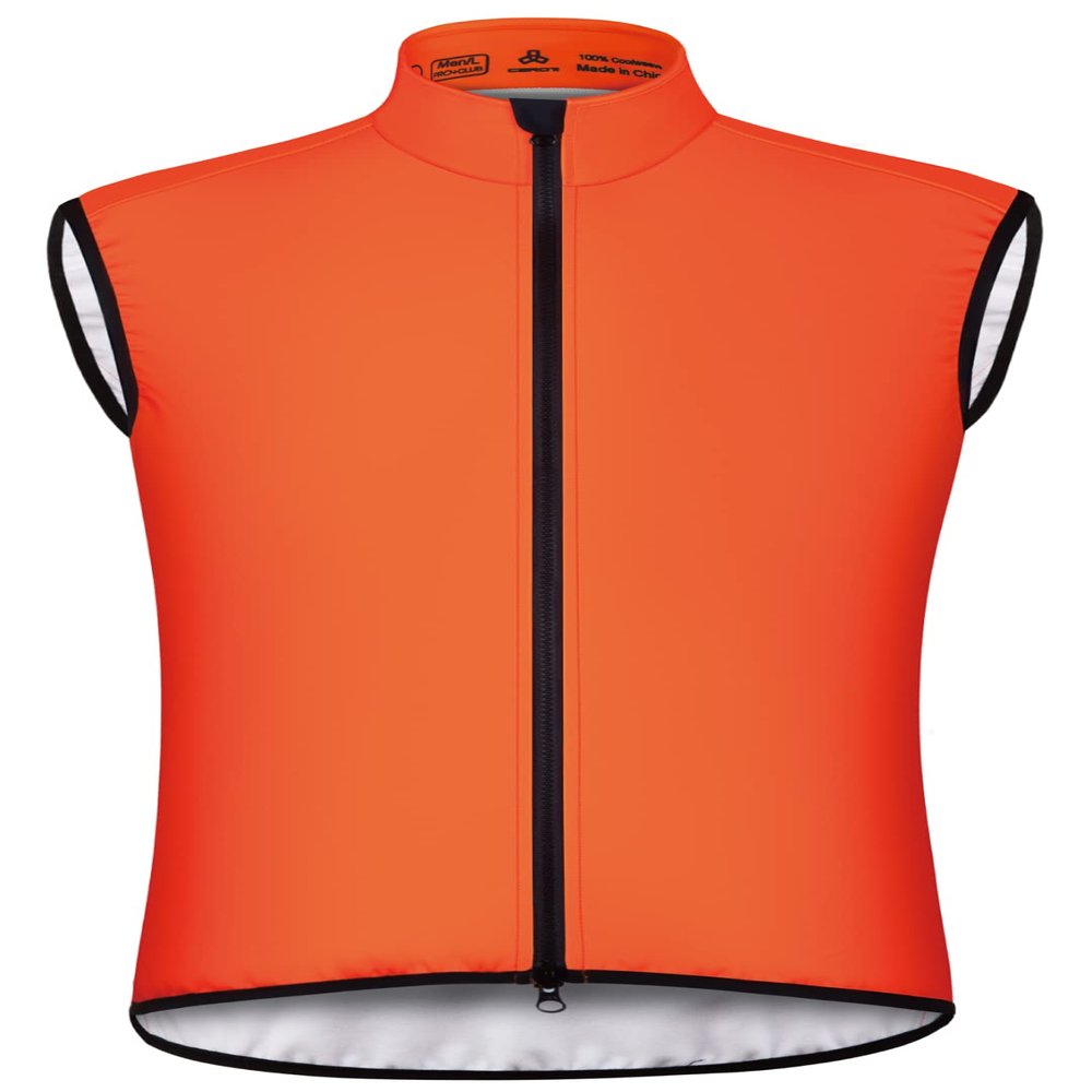 CEROTIPOLAR Club Fit Men's Thermal Fleece Cycling Vest for Bike Biking,Rain-Wind Proof Cycle Outwear