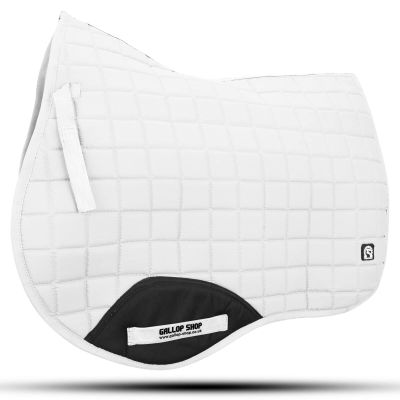 GLP General Purpose Saddle Pads/Horse Numnah Cloth (Full, White)