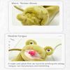 Winter Gloves Funny Creative Cute Little Frog Gloves Winter Female Plush Even Finger Hanging Neck Warm Anti-Cold Mittens (Color : Beige1, Size : One Size) view 4