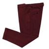 Ceehuteey Men's Regular Fit Tweed Wool Dress Pants Flat Front Herringbone Trousers(Burgundy, 34W x 32L) view 1