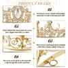 Henoyso 4 Pcs Prom King and Queen Crowns for Men Women Tiara Valentine's Day Party Galentine Wedding, Birthday, Homecoming(Gold, Silver,Royal Style) view 3