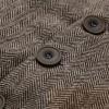 Mens Vintage Suit Vests V-Neck Sleeveless Slim Fit Jacket Casual Button Down Business Formal Dress Vest Waistcoats Brown view 3