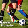 BESPORTBLE 1 Pair Soccer Shin Guards Ankle Guards for Boys and Girls Youth Boys Shin Protector for Training and Kickboxing view 3