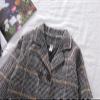 Kids Trench Coat for Toddler Boy Girls Woolden Overcoat Winter Dress Peacoat Double Breasted Wool Coat 1-5 Years (Grey, 12-18 Months) view 3