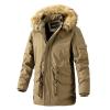 HINDOLA Men's Faux Fur Coat Jacket Male Winter Warm Thicker Fur Coats Outwear Hooded Long Parka Overcoat view 1