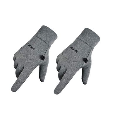 Waterproof for Mens Winter Winter Gloves Gloves Touchscreen Warm Cycling Gloves Winter Sports Ear Women (Grey, One Size)
