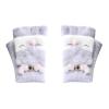 Cartoon Animal Print Knitted Warm Convertible Flip Mittens Top Fingerless Children Winter Gloves Sunhat (Grey, One Size) view 1