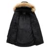 HINDOLA Men's Faux Fur Coat Jacket Male Winter Warm Thicker Fur Coats Outwear Hooded Long Parka Overcoat view 2