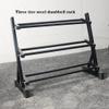 Racks Simple Dumbbell Rack for Home Use Large Capacity Three Tier Dumbbell Rack Hexagonal Dumbbell Storage Rack Dumbbell Display Rack Fitness Equipment Dumbbell Racks view 2