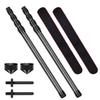 Telescoping Tarp Poles Heavy Duty Adjustable, Carbon Fiber Tent Poles, Portable & Lightweight for Tent Fly, Awning, Outdoor Camping, Hiking 6.9FT view 1