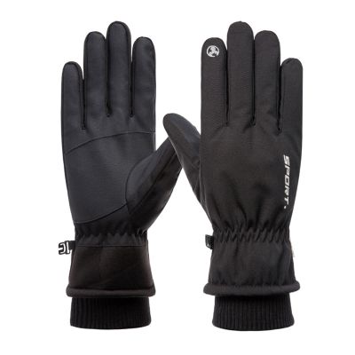 Cycling Gloves Climbing Touchscreen for Gloves Winter Thermal Gloves Skiing Ski Clothing Ski Hood (L, L)