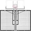 KATOP Heavy Duty Basketball Yard Guard Defensive Net System 12FT x 10FT, UV-Resistant Basketball Barrier Net,Fits Any 6"x 8" or 8"x12" Hoop Poles view 1