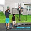 KATOP Heavy Duty Basketball Yard Guard Defensive Net System 12FT x 10FT, UV-Resistant Basketball Barrier Net,Fits Any 6"x 8" or 8"x12" Hoop Poles view 4