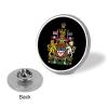 Coat Arms of Canada Round Badge Brooch Pin Funny Print Lapel Tie Pins for Men Women Clothing Bags Decorative view 3