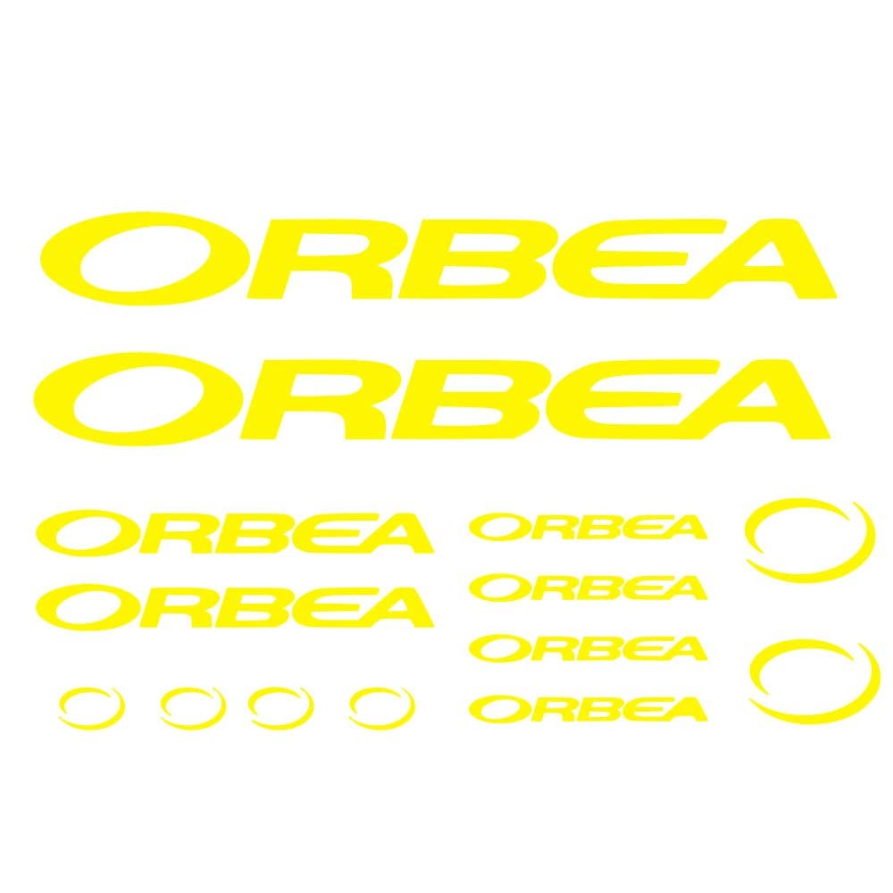 WYJPFN kit pegatinas Stickers vinilo Bicicleta blke for orbea (Yellow)