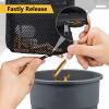 CVLIFE Thickened Brass Catcher, Heat Resistant Premium Nylon Shell Catcher, Zipper Bottom Brass Collector with Two Picatinny Rail Mount,Black and Green. (Black) view 4