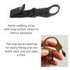 3pcs Bottle Hanging Buckle Clip, Portable Water Bottle Ring Holder with D-Ring Hook, Nylon Webbing Keychain, Mineral Water Bottle Clip for Backpack Belt Outdoor Camping Hiking Mountaineering Traveling view 3