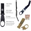 3pcs Bottle Hanging Buckle Clip, Portable Water Bottle Ring Holder with D-Ring Hook, Nylon Webbing Keychain, Mineral Water Bottle Clip for Backpack Belt Outdoor Camping Hiking Mountaineering Traveling view 4