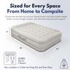 King Koil Luxury Queen Size Air Mattress with High-Speed Built-in Pump, Blow Up Bed Top Side Flocking, Puncture Resistant, 16in Double High Inflatable Airbed Guests or Travel 1-Year Warranty view 2