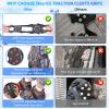 Sfee Crampons, V3 Tungsten Ice Cleats for Shoes & Boots - Traction Cleats for Hiking, Walking, Running on Snow & Ice view 2