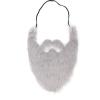 Fake Beard , Halloween Party Fake Beard Costume , Facial False Beard , Costume Facial False Beard Male Fake Whiskers for Christmas Halloween Party Supplies , Grey view 1