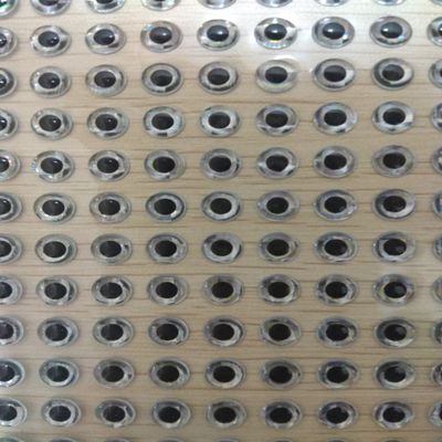 9mm 10mm Silver 3D Soft Holographic Fishing Lure Jig Fly Tying Material Craft Doll DIY Eyes (160pcs 10mm)