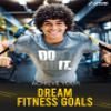 Actizio Men's Workout Shirt Performance Fabric T-Shirt Short Sleeve Sweat Activated Motivational Exercise Gym Athletic Fit Moisture Wicking Fitness Shirt - Do It Don't Quit - Light Gray (Size XXL) view 2
