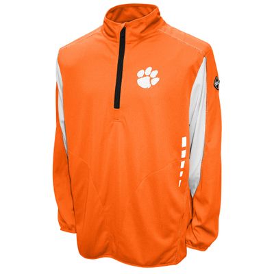 Franchise Club Men's Flex Thermatec Quarter-Zip Pullover Jacket(Clemson, Small)
