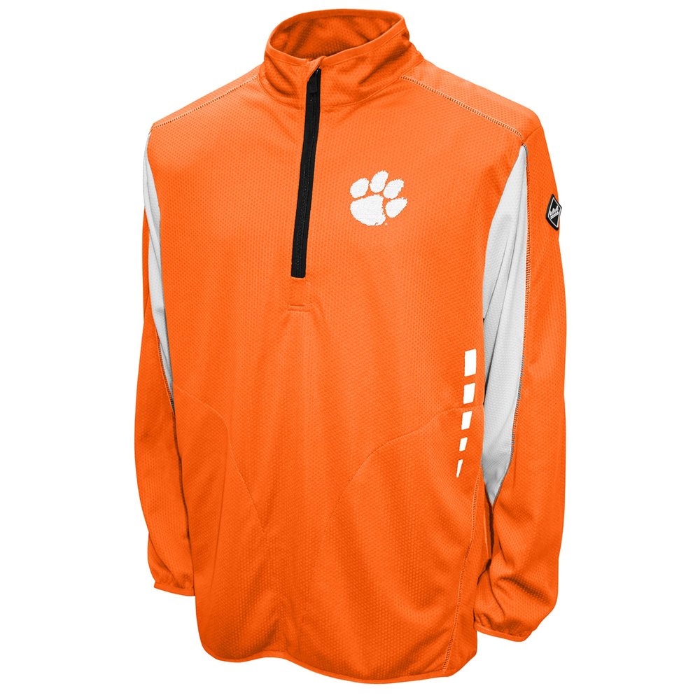 Franchise Club Men's Flex Thermatec Quarter-Zip Pullover Jacket(Clemson, Small)