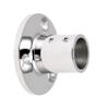 22mm/25/32mm Marine 316 Stainless Steel Tube Pipe Deck Handrail Rail Fitting Stanchion Round Base Mount Boat Accessories (Hole Diameter:22mm 7/8inch, 90) view 4