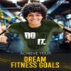 Actizio Men's Workout Shirt Performance Fabric T-Shirt Short Sleeve Sweat Activated Motivational Exercise Gym Athletic Fit Moisture Wicking Fitness Shirt - Do It Don't Quit - Army Green (Size L) view 2