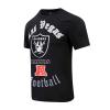 Pro Standard Men's Black Las Vegas Raiders Old English T-Shirt view 2