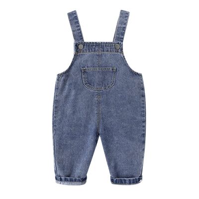 Toddler Boy Fall Outfits Children Toddler Kids Infant Baby Boys Girls Cute Denim Overalls Suspender (Blue, 6-12 Months)
