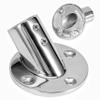 22mm/25/32mm Marine 316 Stainless Steel Tube Pipe Deck Handrail Rail Fitting Stanchion Round Base Mount Boat Accessories (Hole Diameter:25mm 1inch, 60) view 2