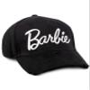 Barbie Cap Adults Teens Womens Embroidered Logo Black Hat One Size OneSize view 1