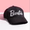 Barbie Cap Adults Teens Womens Embroidered Logo Black Hat One Size OneSize view 2