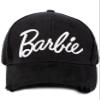 Barbie Cap Adults Teens Womens Embroidered Logo Black Hat One Size OneSize view 4