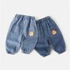 Toddler Pants Children Kids Toddler Infant Baby Boys Girls Cute Cartoon Animals Print Jeans (Light Blue, 2-3 Years) view 2
