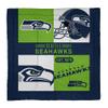 Pegasus Home Fashions Seattle Seahawks Block Logo Three Piece Full/Queen Bed Set view 2
