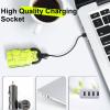 TRAYIU LED Safety Wristband Lights - Rechargeable Light Up Arm Ankle Band Kids Magic Slap Glow Bracelets Reflective Belt High Visibility for Night Cycling Walking Joggers Running Gear view 3