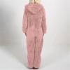 1 Piece Fleece Pajamas Sherpa Jumpsuit Women Women's Fuzzy Pajamas Long Sleeve Adult Cat Onesie Pajamas Winter Rompers Sleepwear view 4