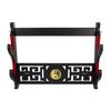 GUIIYLGG Sword Holder Katana Wall Mount - 2-Tier Tai Chi icon Velvet Padded Katana Holder Samurai Sword Display Rack Wand Lightsabe Wakizashi Sword Stand Display Hanger view 3