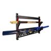 GUIIYLGG Sword Holder Katana Wall Mount - 2-Tier Tai Chi icon Velvet Padded Katana Holder Samurai Sword Display Rack Wand Lightsabe Wakizashi Sword Stand Display Hanger view 4
