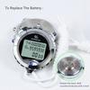 Rolilink Stopwatch with Backlight100 Lap Metal Stop Watch for Sports with Alarm Countdown 0.01second Timing, Digital Stopwatches Timer for Sports and Competitions view 4