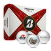MYCUSTOMGOLFBALL Bridgestone Tour B RX Personalized Golf Balls 2 Pole - Logo Golf Balls - Custom Golf Balls (Set of 12) view 1