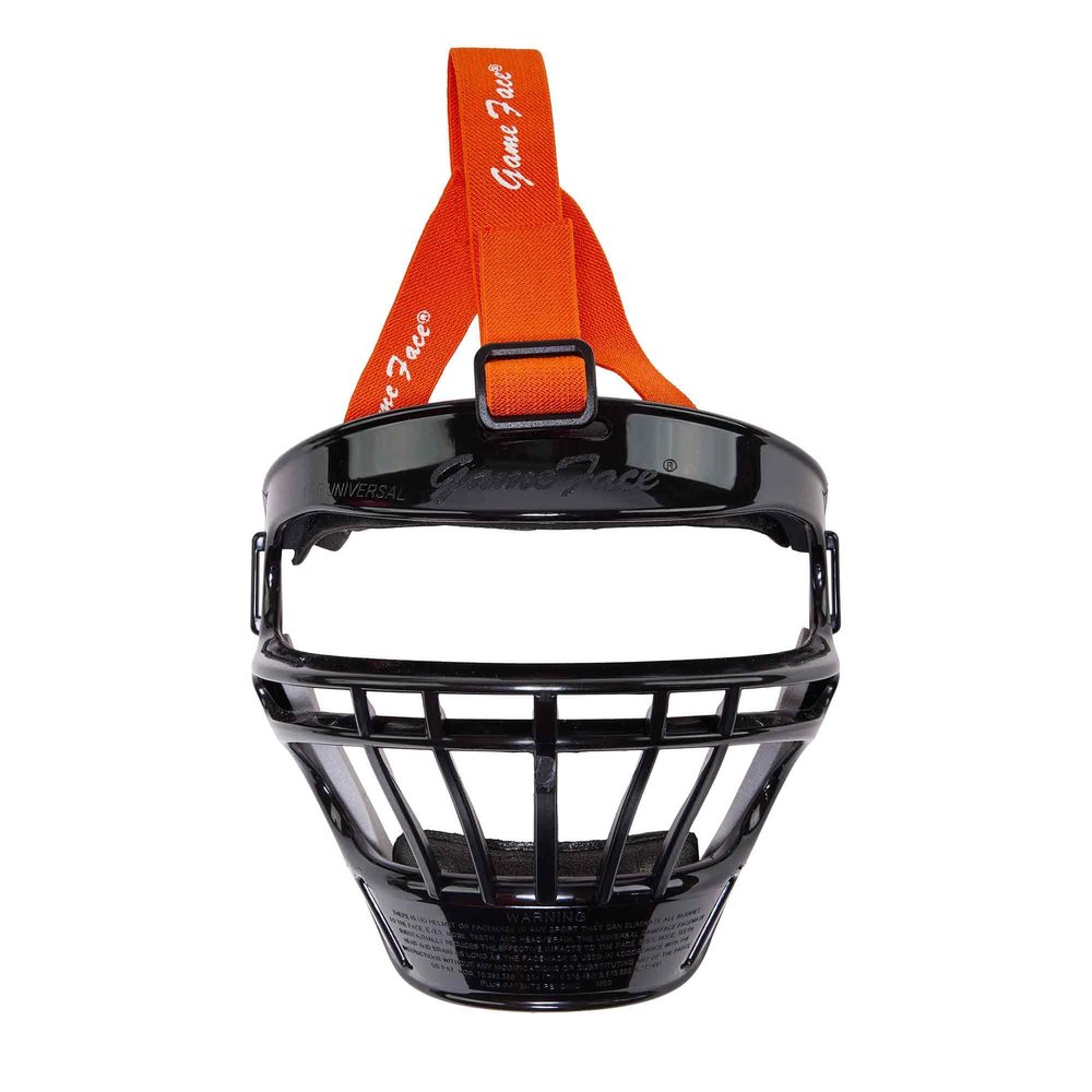 Markwort Universal GameFace Softball Safety Mask - Youth Medium,Orange/Black
