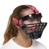 Markwort Universal GameFace Softball Safety Mask - Youth Medium,Pink view 2