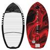 Hyperlite Majic Karpet Wakefoil Board White/Red 4ft 4in view 1
